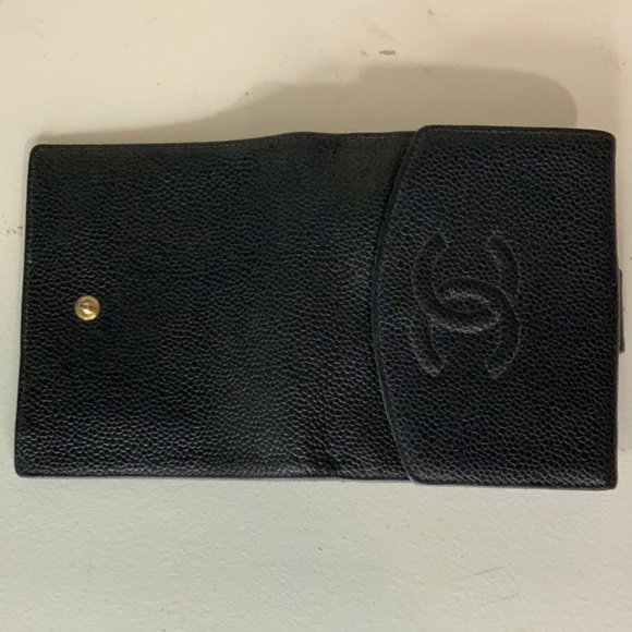 Chanel Coco Mark Bifold Wallet in Black Lambskin (4.5" x 4") - Picture 12 of 12